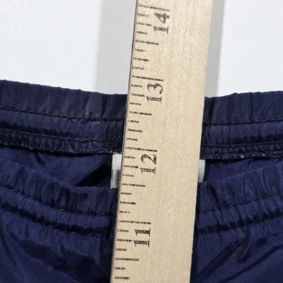 Vintage Nike Pants Mens L Blue Track Elastic Waist Drawstring Warm Up Athletic - Picture 8 of 11
